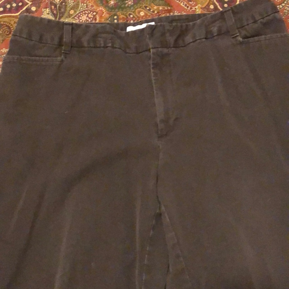 St. John’s Bay pants. EUC. Size 18 W. Brown